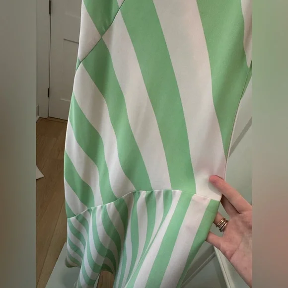 Saunders Mint Imman Striped Dress - Picture 5 of 9